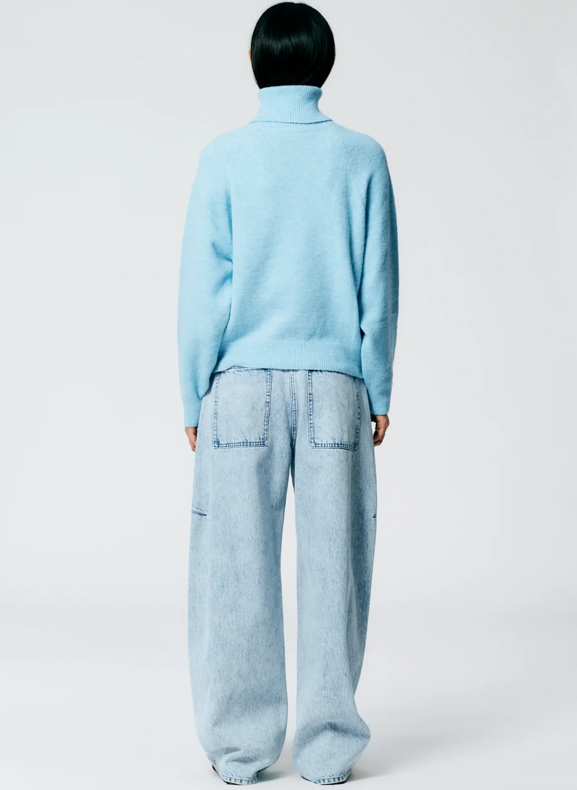 Denim|Pants & Shorts>Tibi Acid Iceberg Denim Sid Jean - Regular Acid Iceberg Blue