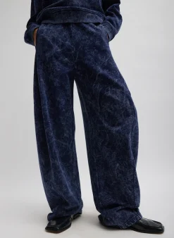 Leisure Sets|Fundamentals - WOFs>Tibi Acid Wash Winslow Sweatpant Acid Navy