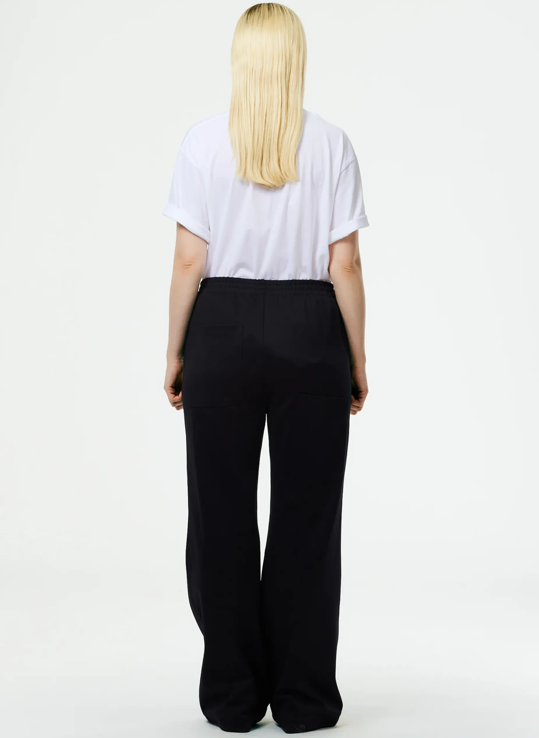 Pants & Shorts|Fundamentals - WOFs>Tibi Active Knit Scottie Jogger Black