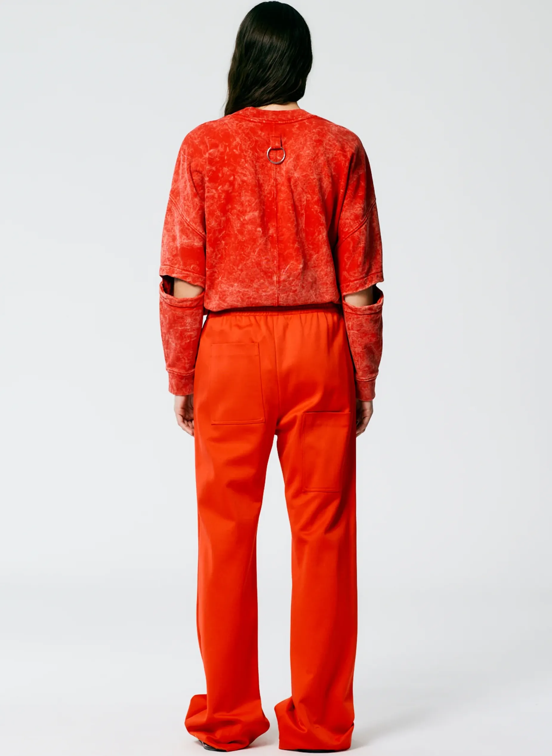 Pants & Shorts|Fundamentals - WOFs>Tibi Active Knit Scottie Jogger Red