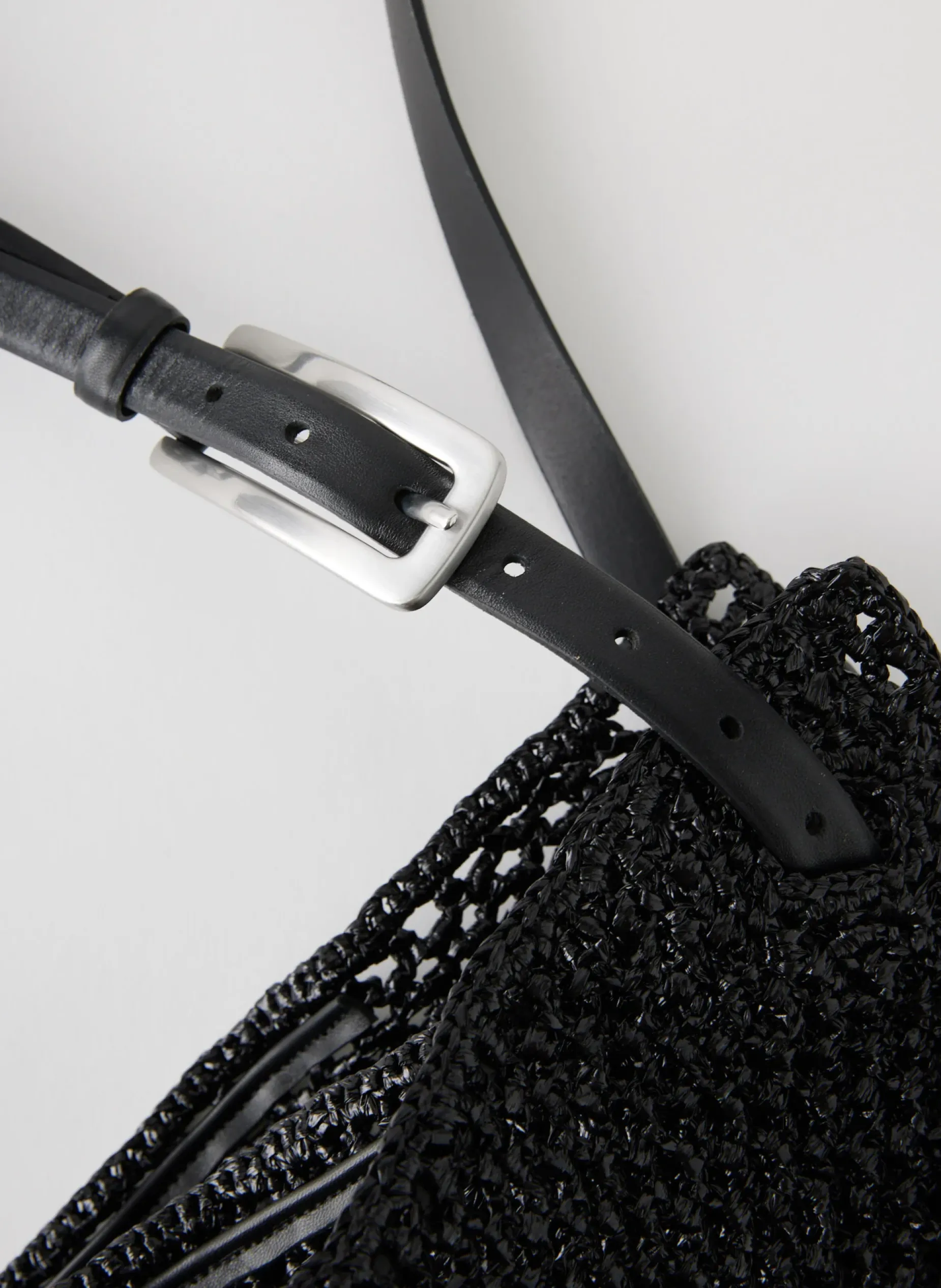Handbags>Tibi Aire Libre Mesh Crochet Bag Black