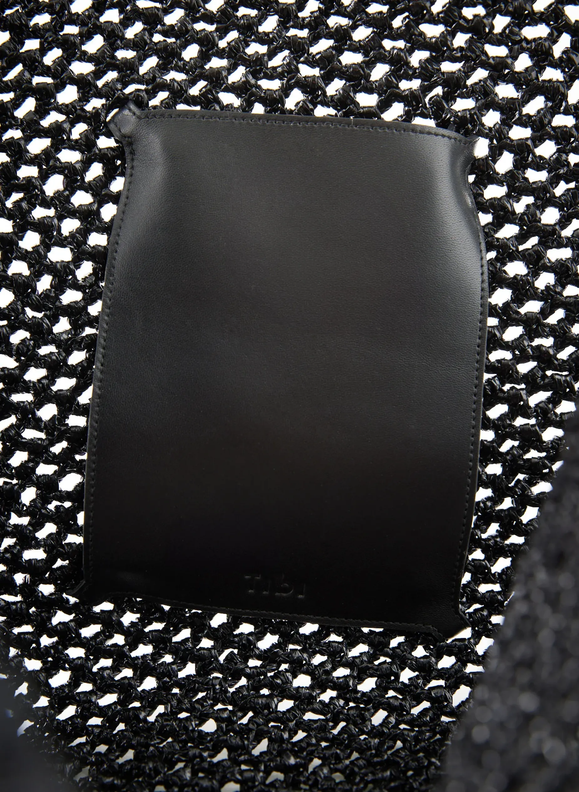 Handbags>Tibi Aire Libre Mesh Crochet Bag Black