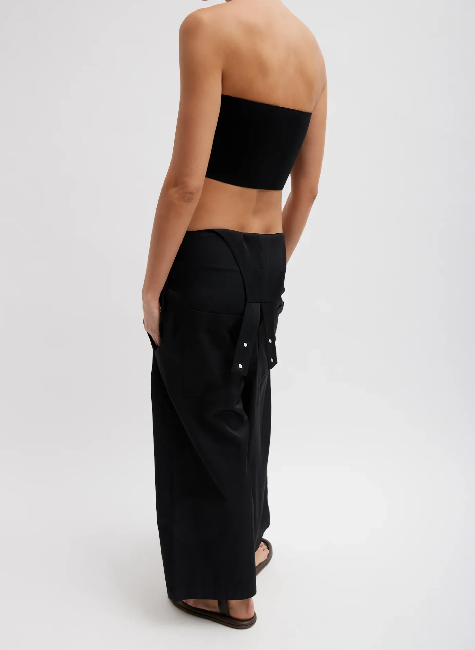 Tops>Tibi Bandeau Black