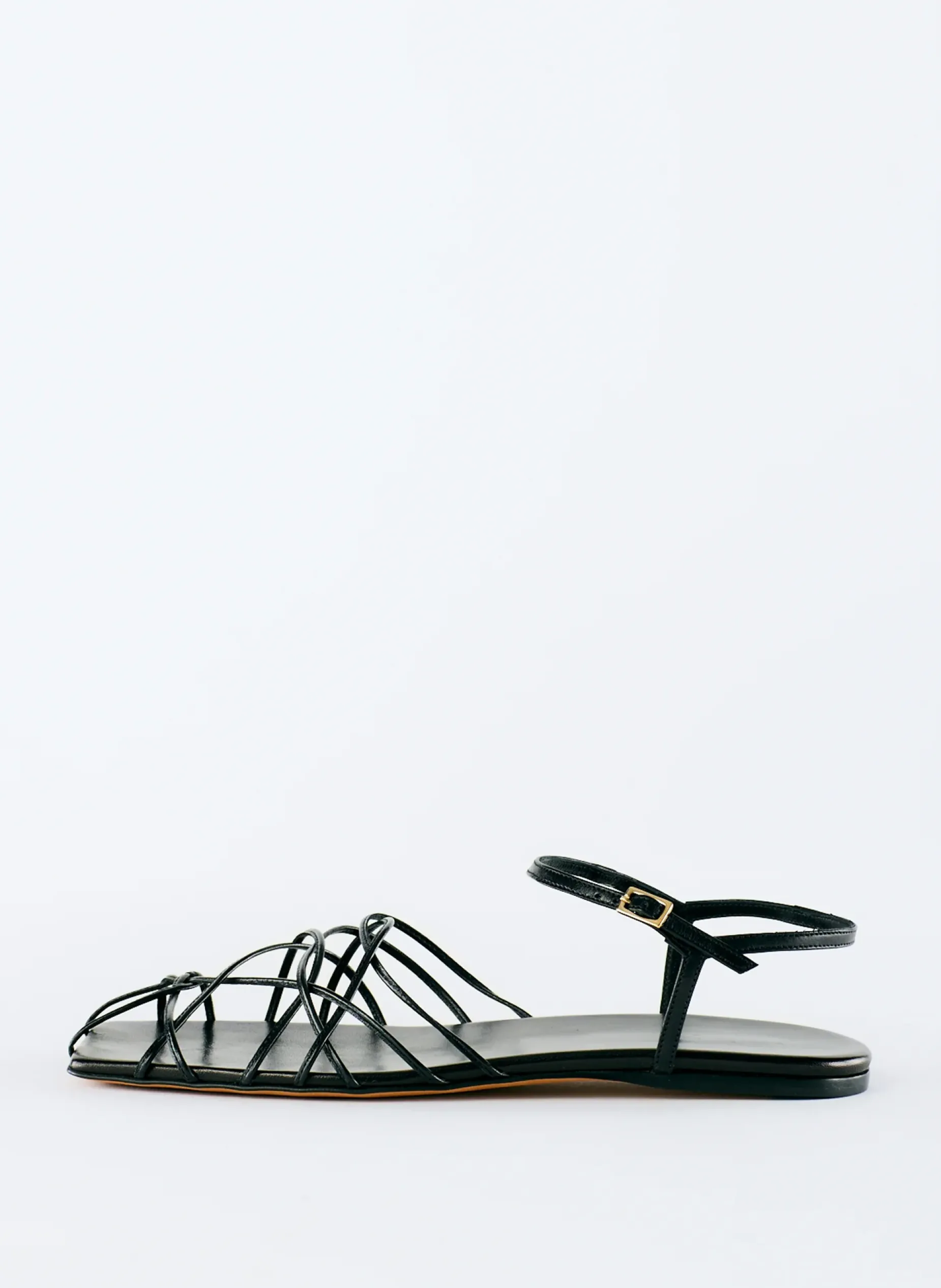 Flats|Sandals>Tibi Berneice Kidskin Sandal Black
