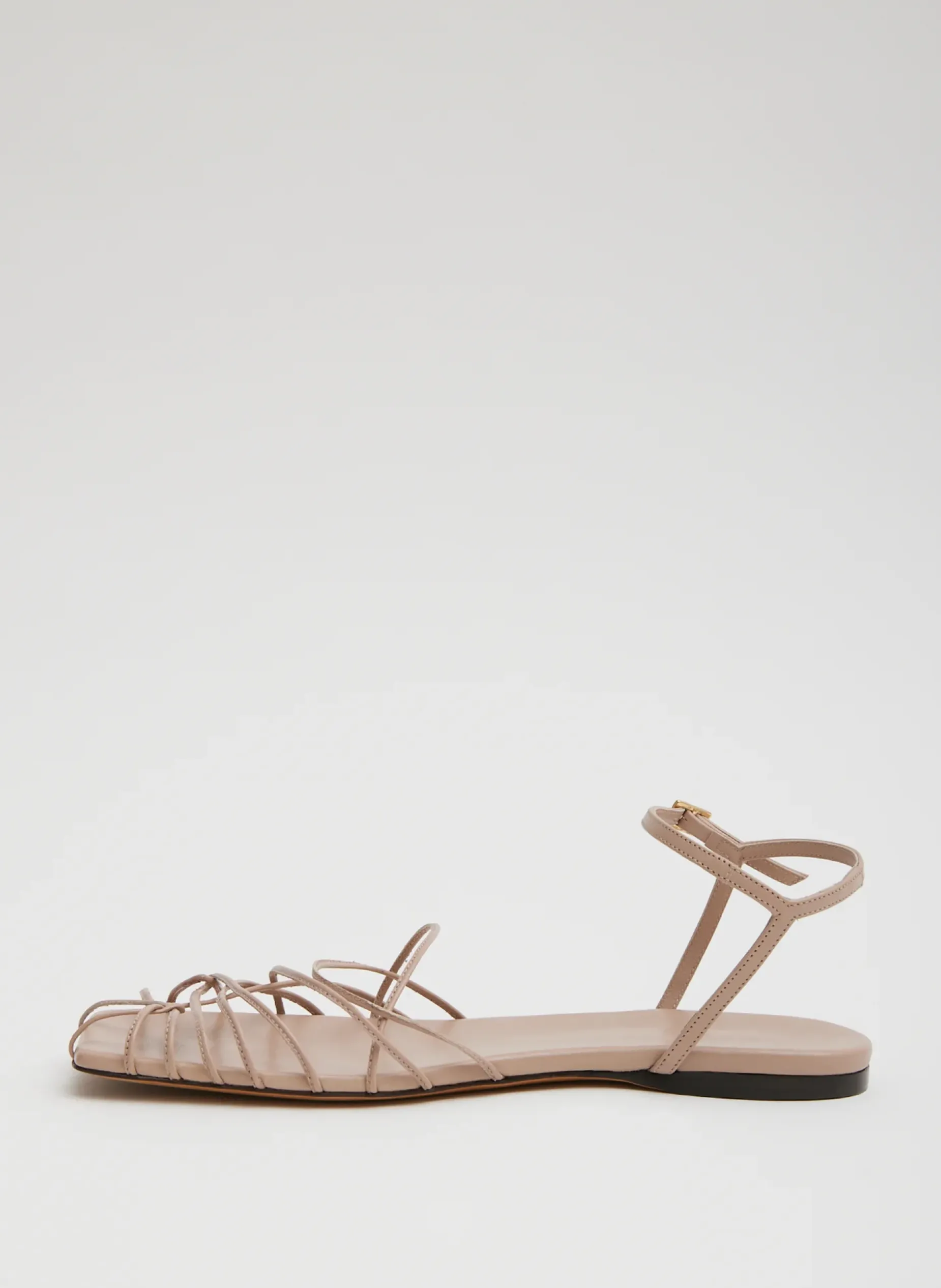 Flats|Sandals>Tibi Berneice Kidskin Sandal Nude