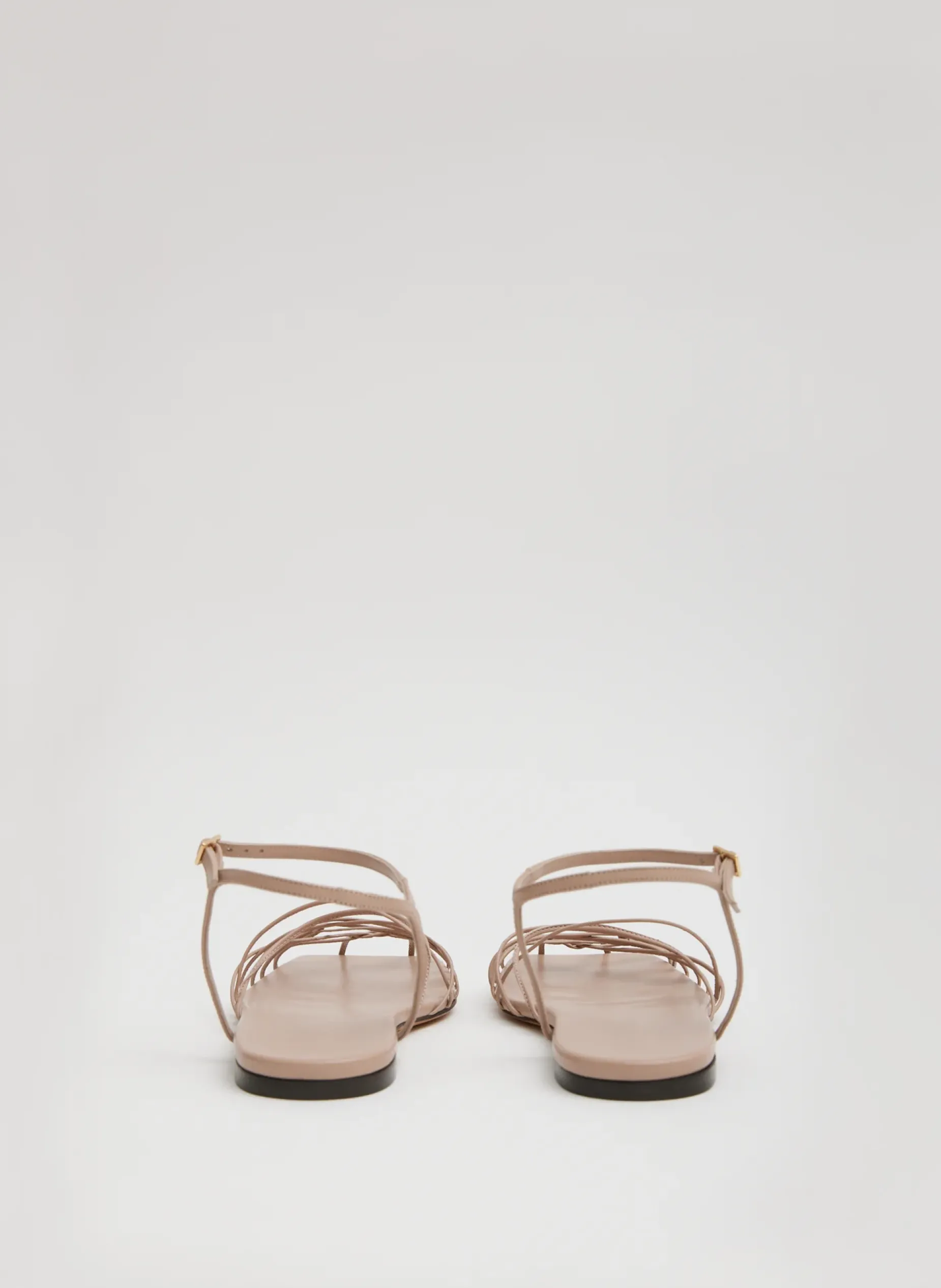 Flats|Sandals>Tibi Berneice Kidskin Sandal Nude
