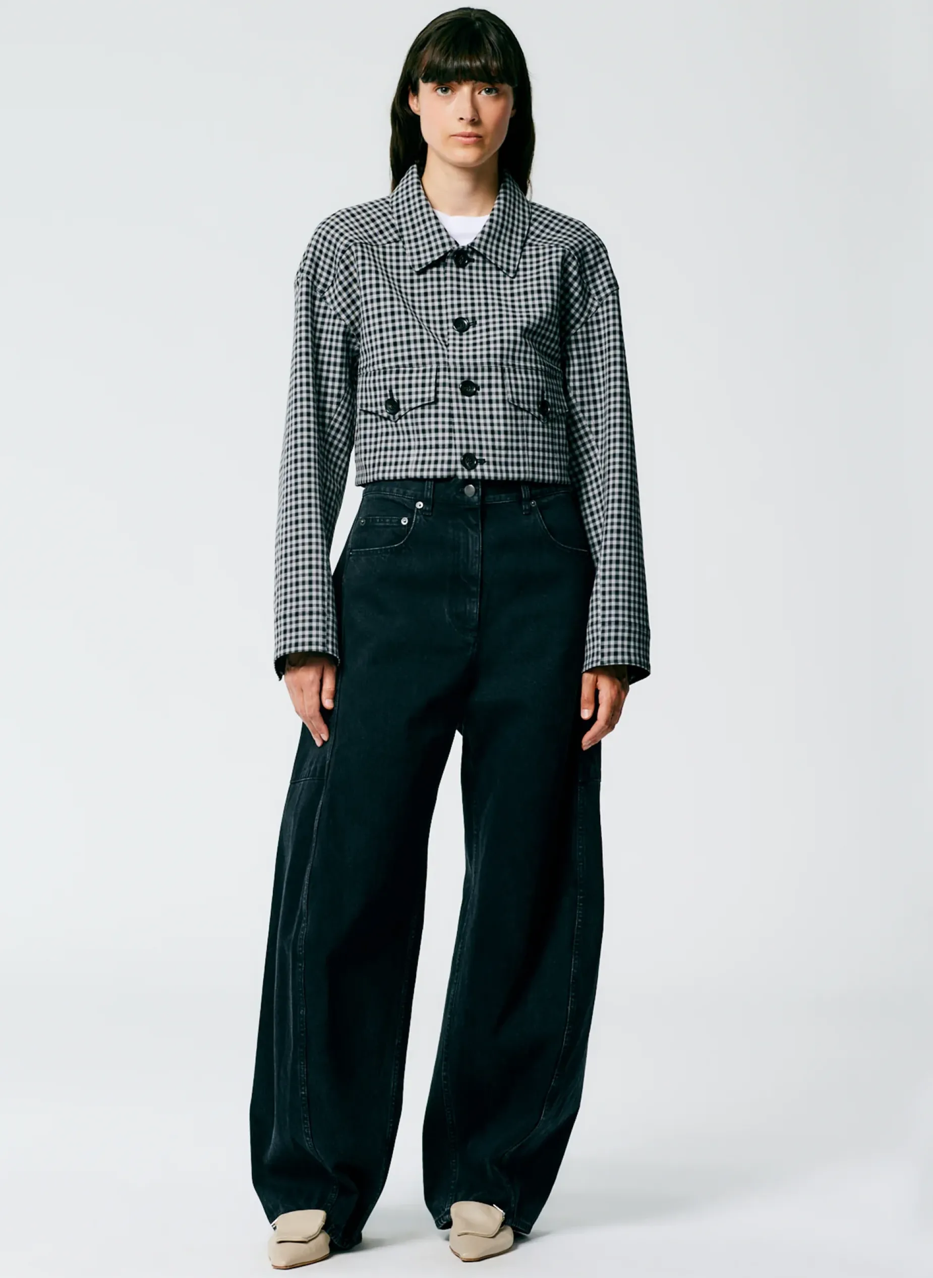 Denim|Pants & Shorts>Tibi Denim Sid Jean - Regular Black