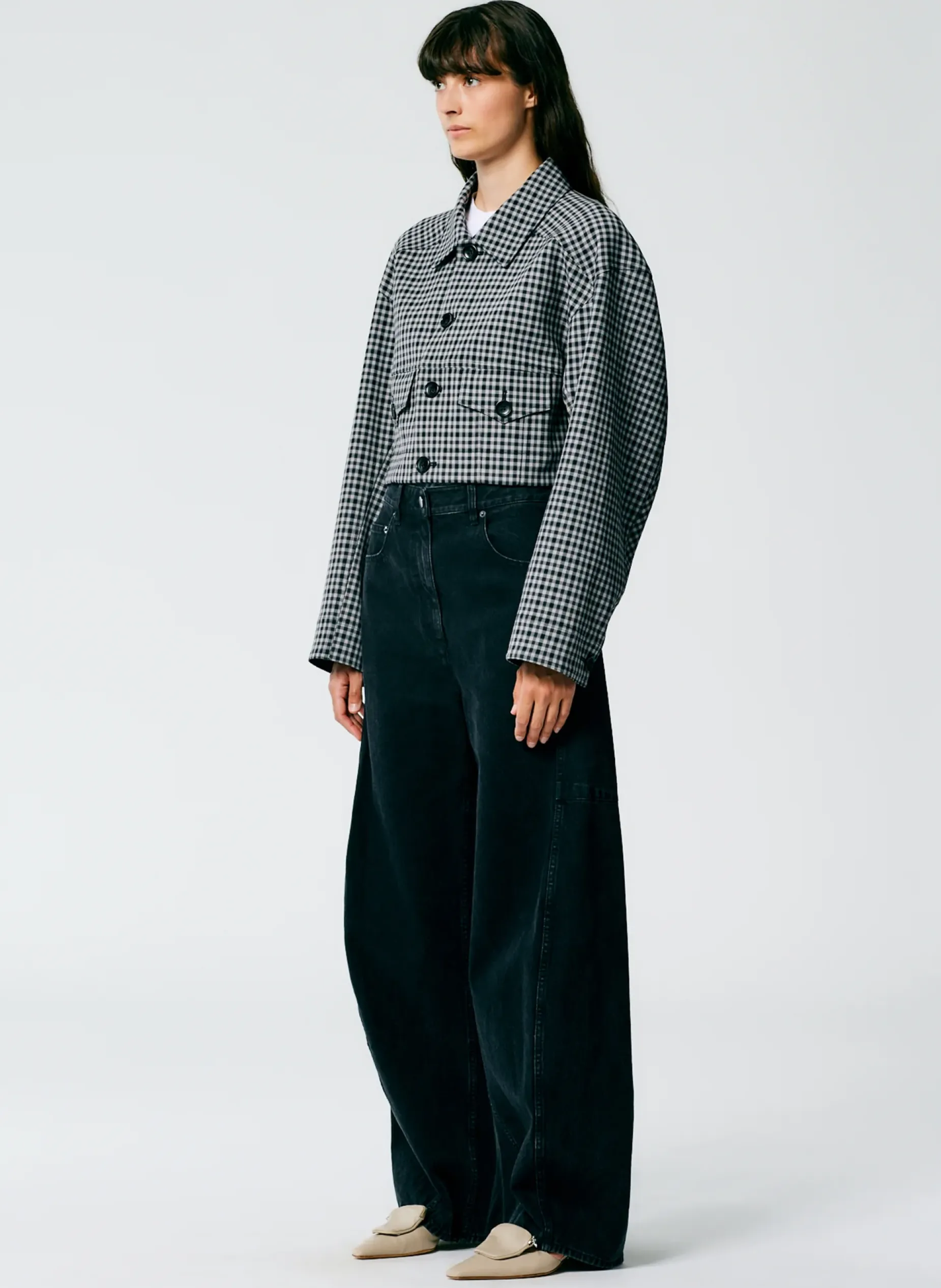 Denim|Pants & Shorts>Tibi Denim Sid Jean - Regular Black
