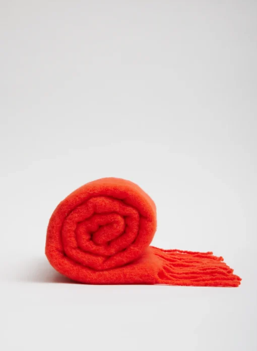 Scarves>Tibi Blanket Scarf Orange