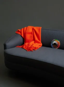 Scarves>Tibi Blanket Scarf Orange