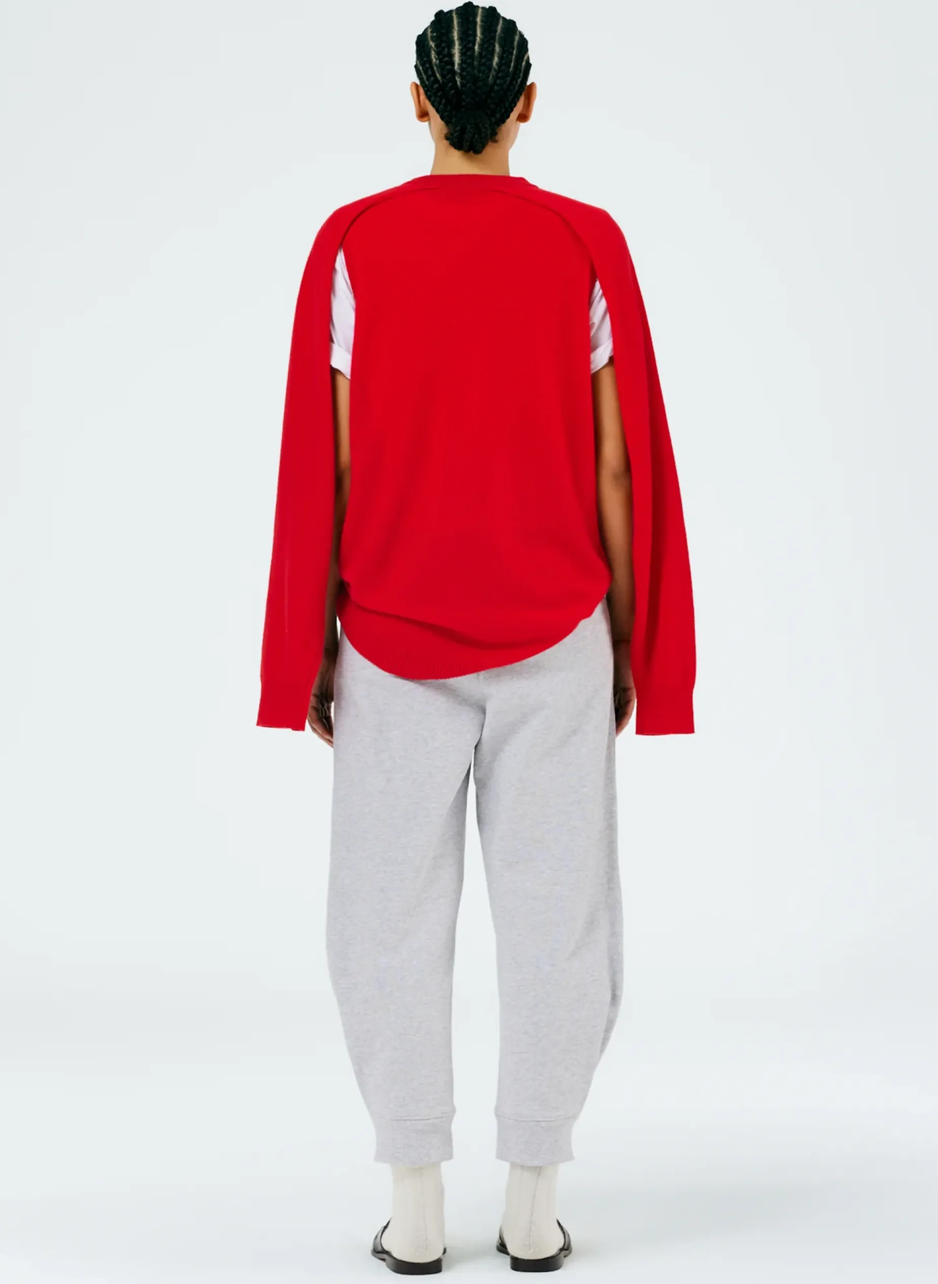 Leisure Sets|Fundamentals - WOFs>Tibi Calder Sweatpant Heather Grey