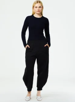 Leisure Sets|Pants & Shorts>Tibi Calder Sweatpant Black