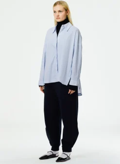 Pants & Shorts|Fundamentals - WOFs>Tibi Calder Sweatpant Navy