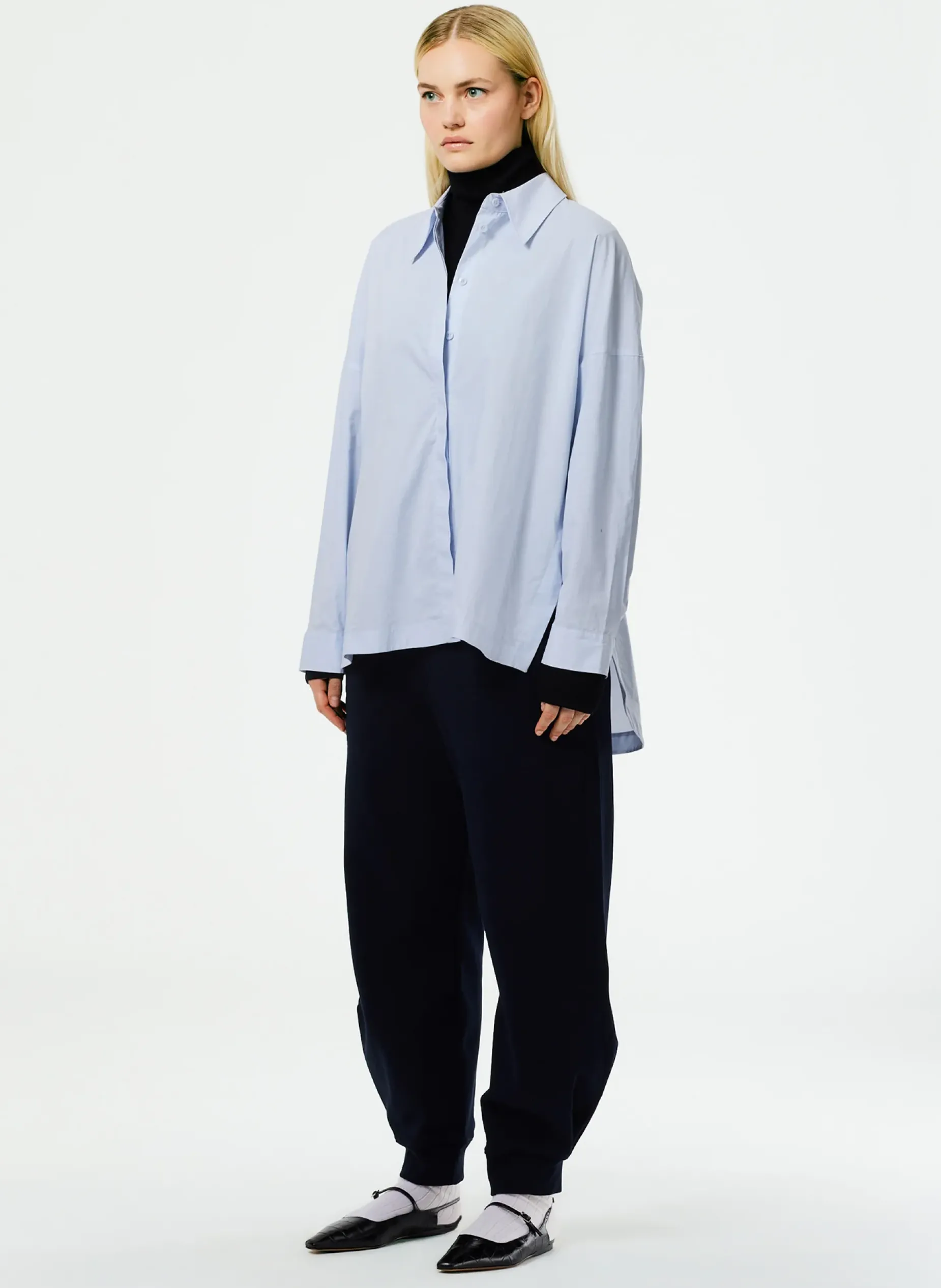Pants & Shorts|Fundamentals - WOFs>Tibi Calder Sweatpant Navy
