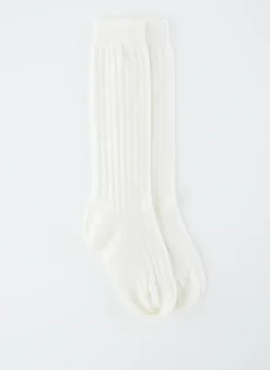 Socks>Tibi Cashmere Socks White