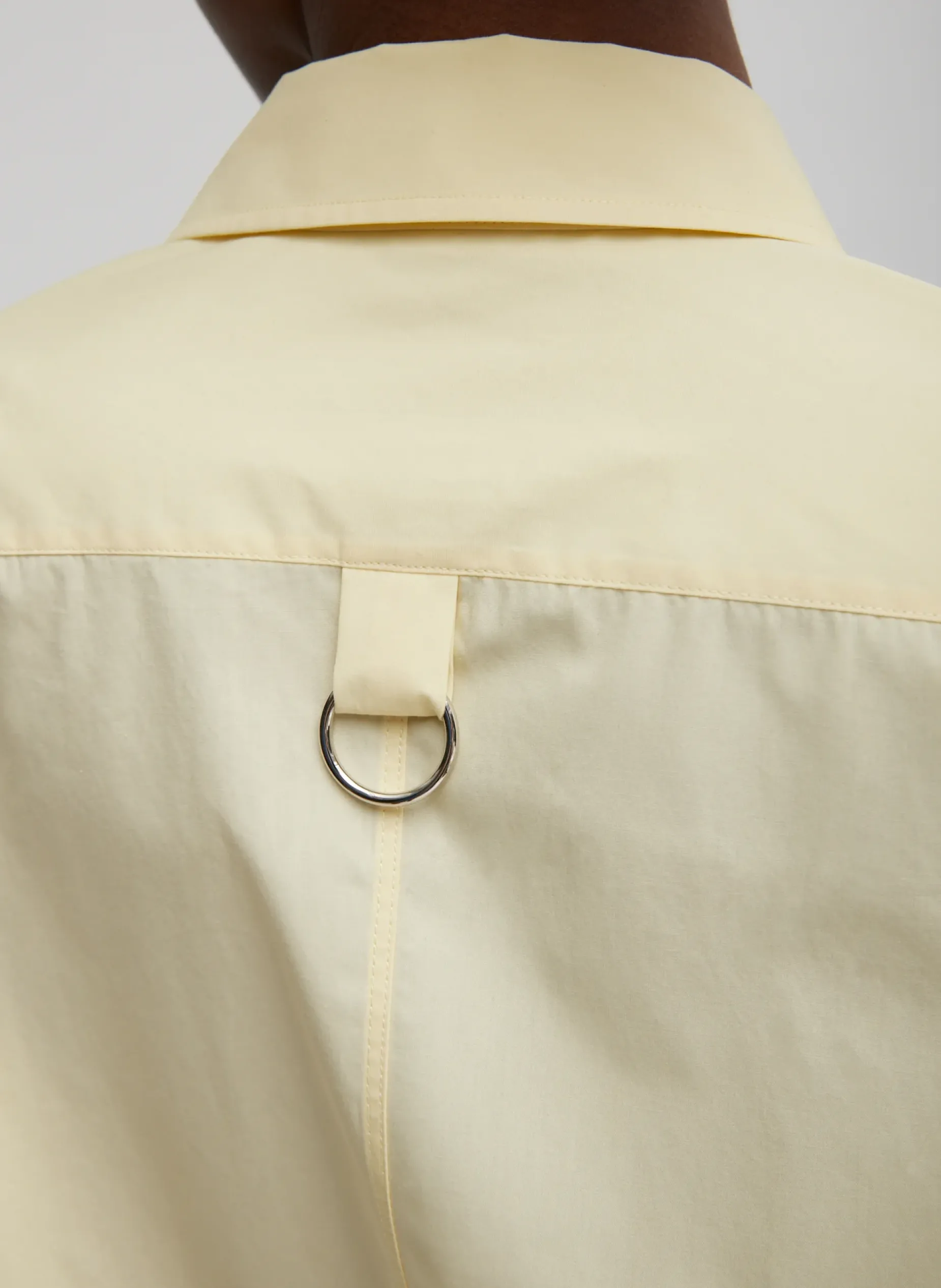 Tops|Fundamentals - WOFs>Tibi Charlie Men's Slim Shirt Lemon Ice