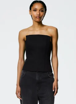 Tops>Tibi Chino Square Corset Black