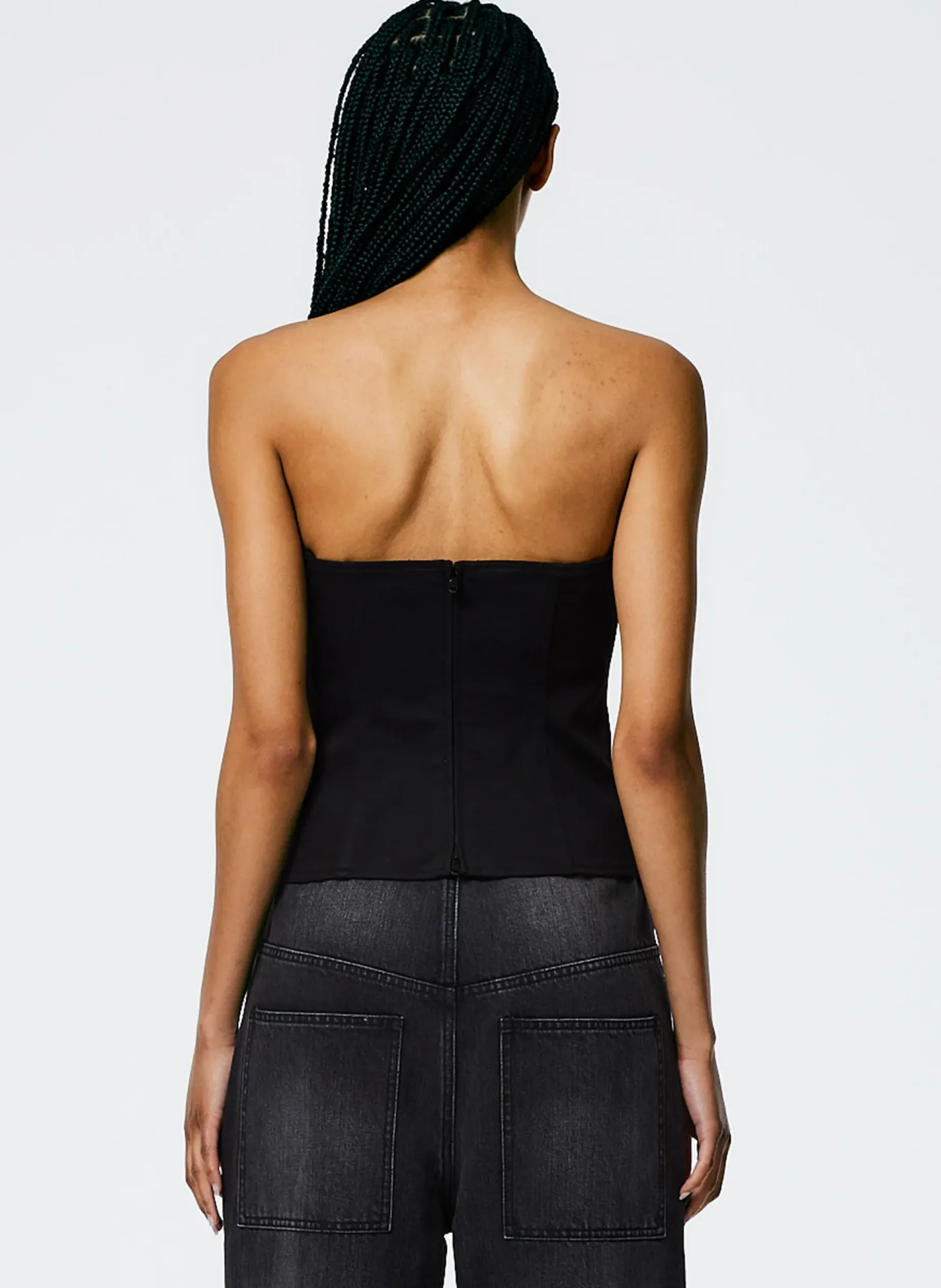 Tops>Tibi Chino Square Corset Black