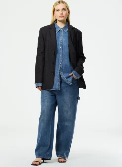 Denim|Fundamentals - WOFs>Tibi Classic Denim Slouchy Carpenter Jean Classic Blue