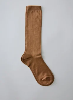 Socks>Tibi Classic Socks Hazelnut