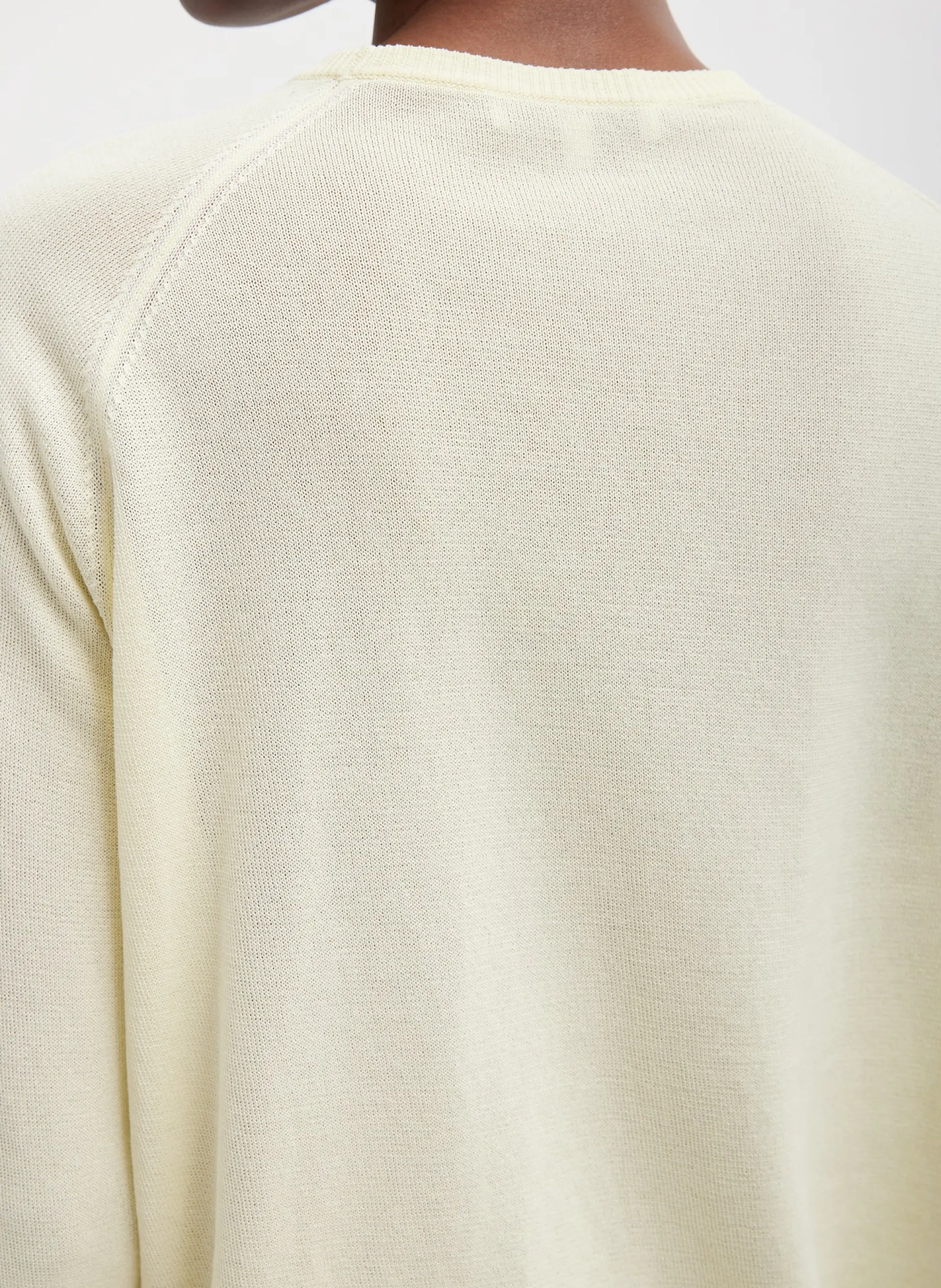 Knitwear & Sweatshirts>Tibi Crispy Sweater Pullover Butter