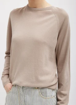 Knitwear & Sweatshirts|Curated Closets>Tibi Crispy Sweater Pullover Dark Stone