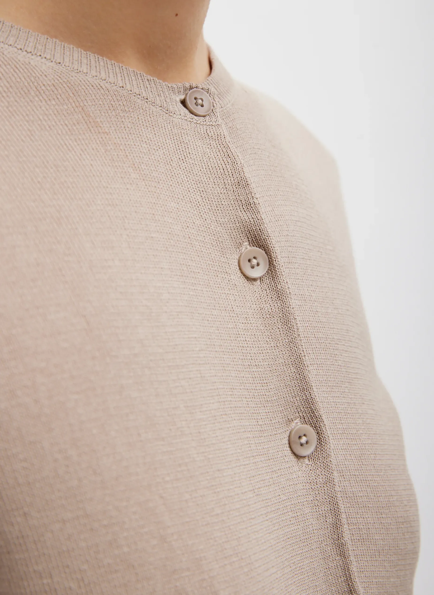 Knitwear & Sweatshirts>Tibi Crispy Sweater Shrunken Cardigan Dark Stone