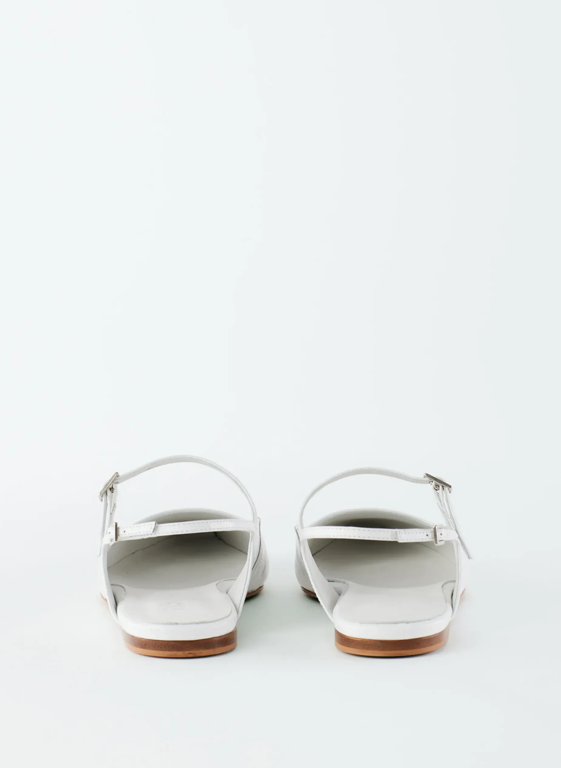 Flats>Tibi Croc Print Rudy Flat White