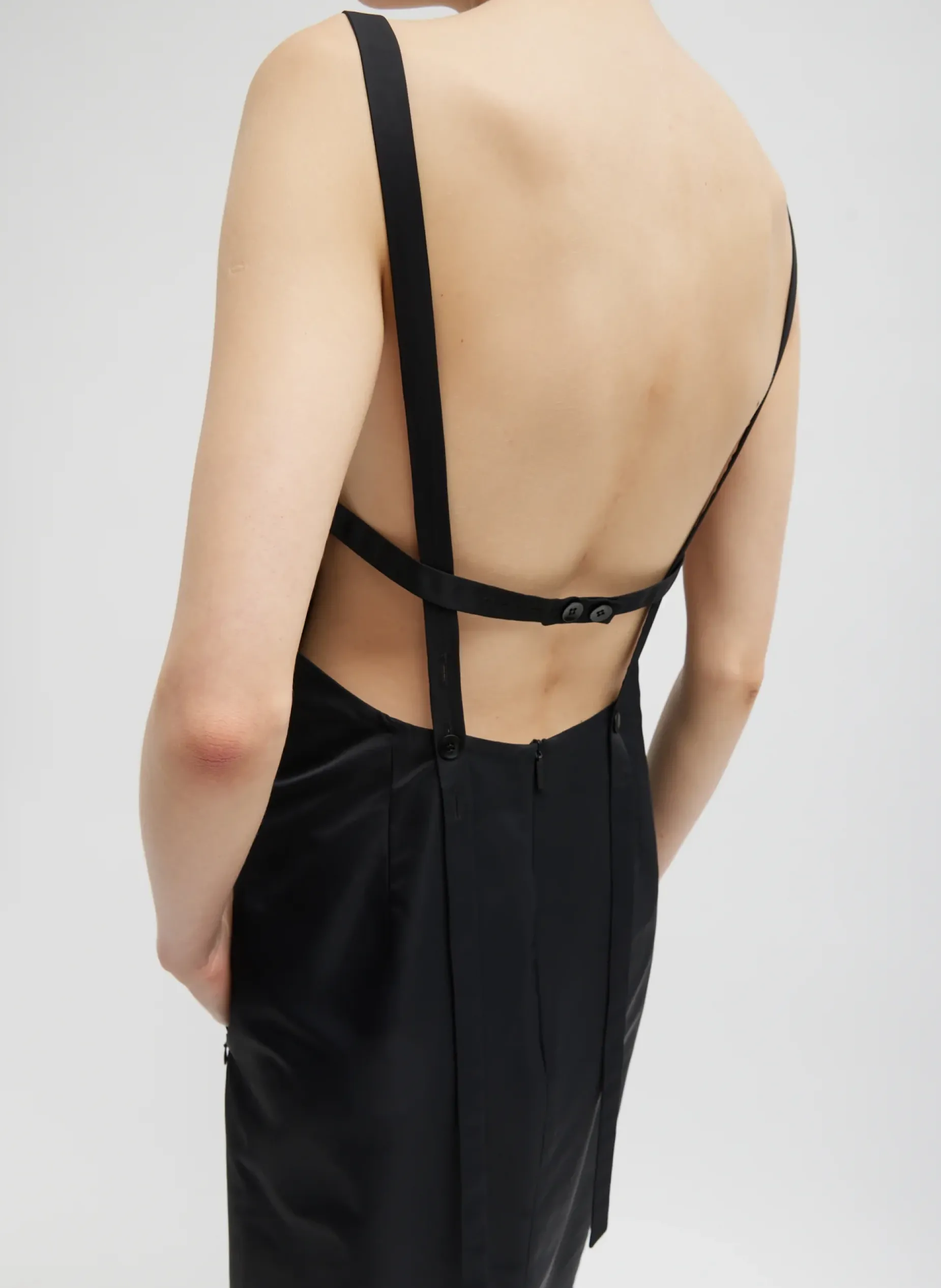 Dresses>Tibi Daisy Embroidery Long Dress Black