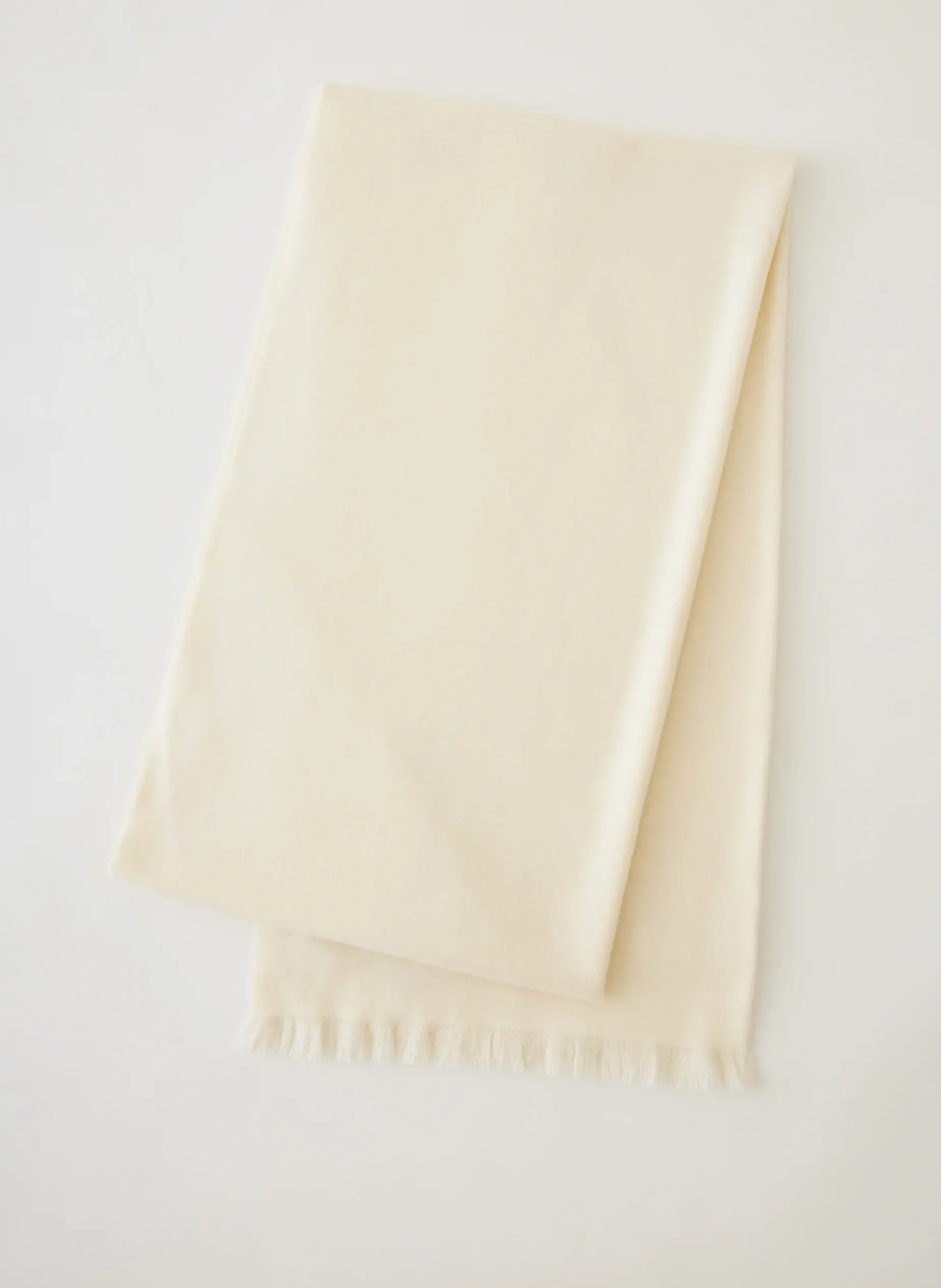 Scarves|Fundamentals - WOFs>Tibi Fringe Scarf Ivory