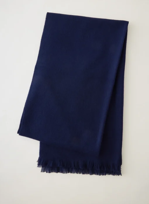 Scarves|Fundamentals - WOFs>Tibi Fringe Scarf Navy