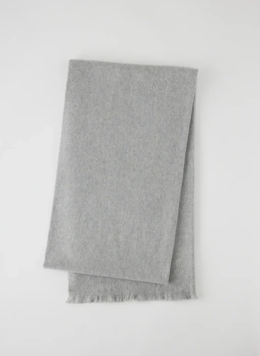 Scarves|Fundamentals - WOFs>Tibi Fringe Scarf Heather Grey
