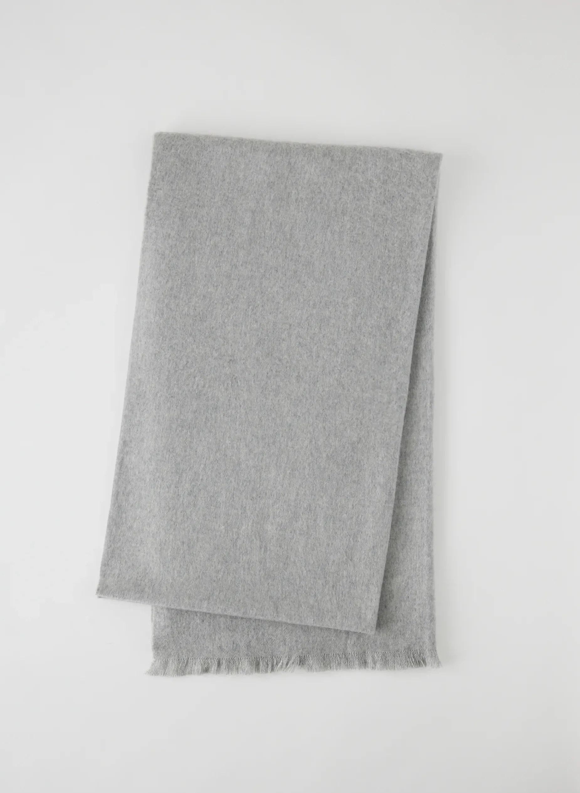 Scarves|Fundamentals - WOFs>Tibi Fringe Scarf Heather Grey