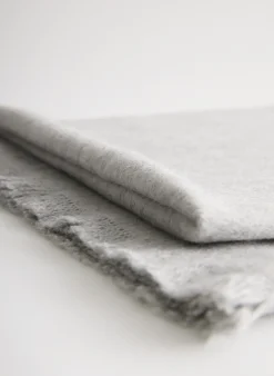 Scarves|Fundamentals - WOFs>Tibi Fringe Scarf Heather Grey