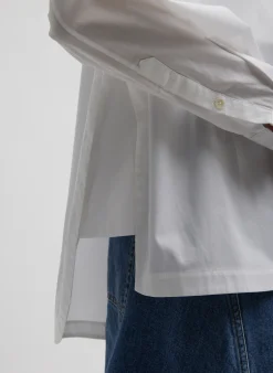 Tops|Fundamentals - WOFs>Tibi Gabe Oversized Shirt White