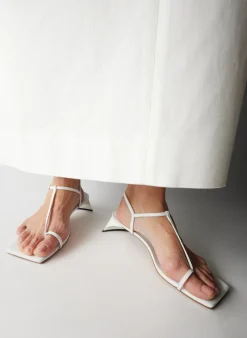 Heels|Sandals>Tibi Georgia Sandal Optic White