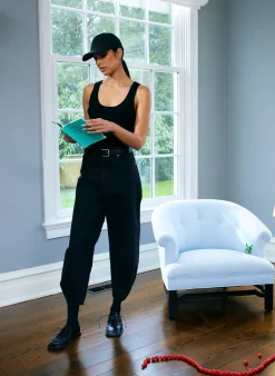 Knitwear & Sweatshirts|Fundamentals - WOFs>Tibi Giselle Tank Sweater Black