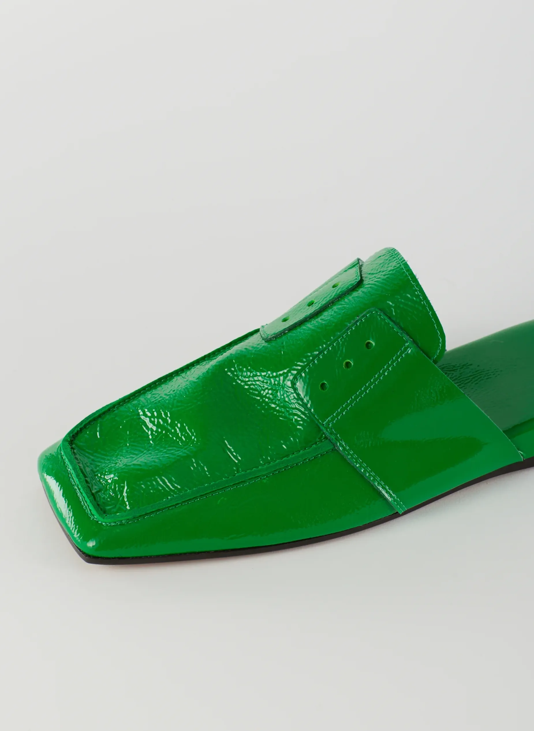 Flats>Tibi Granger Slide Green
