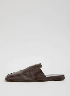 Flats>Tibi Granger Slide Brown