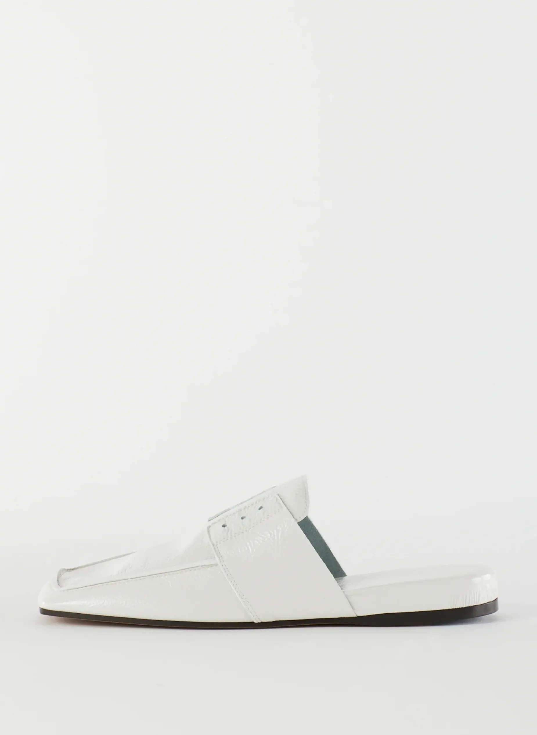 Flats>Tibi Granger Slide Creamy White