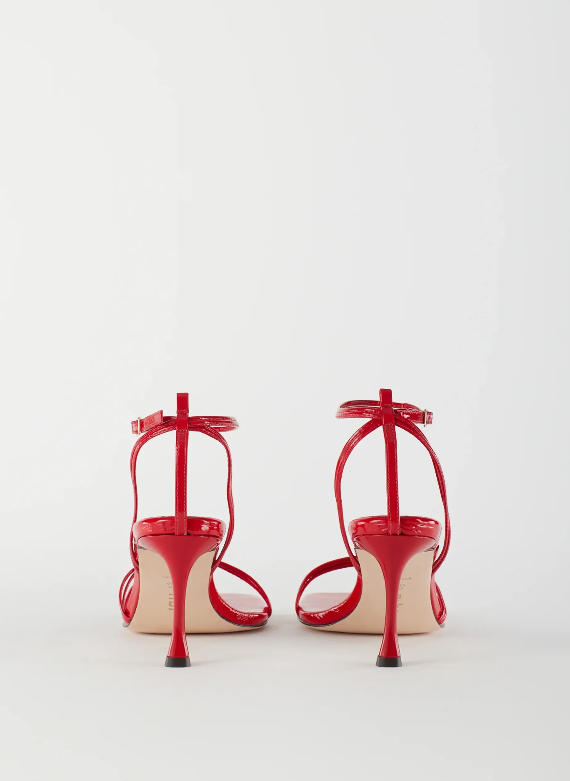 Heels|Sandals>Tibi Guy Naplack Sandal Cherry Red