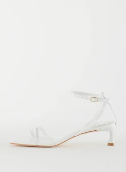 Heels|Sandals>Tibi Harper Naplack Sandal White