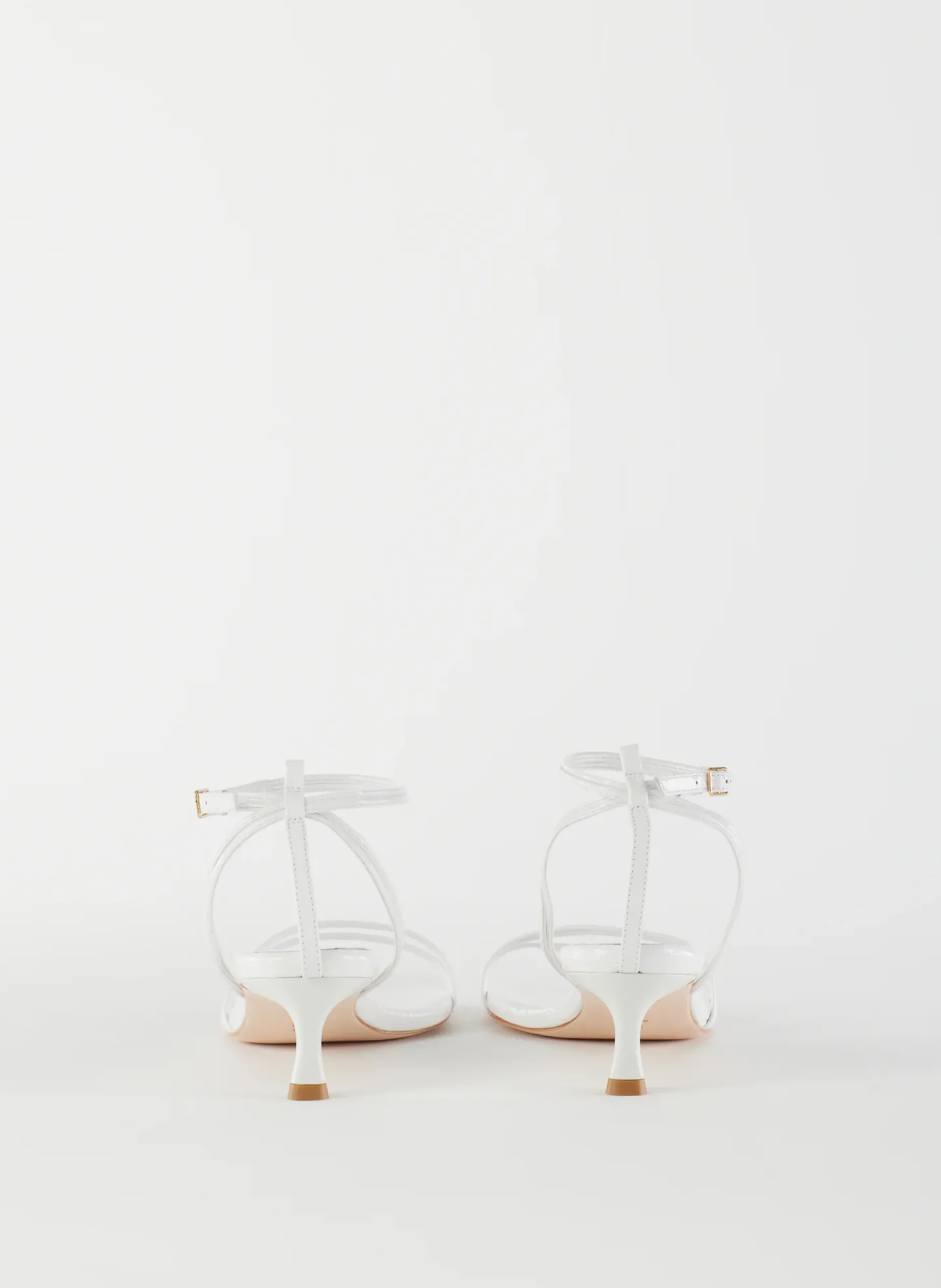 Heels|Sandals>Tibi Harper Naplack Sandal White