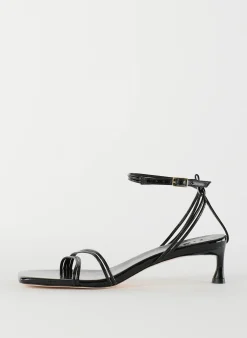 Heels|Sandals>Tibi Harper Naplack Sandal Black