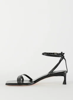 Heels|Sandals>Tibi Harper Naplack Sandal Black
