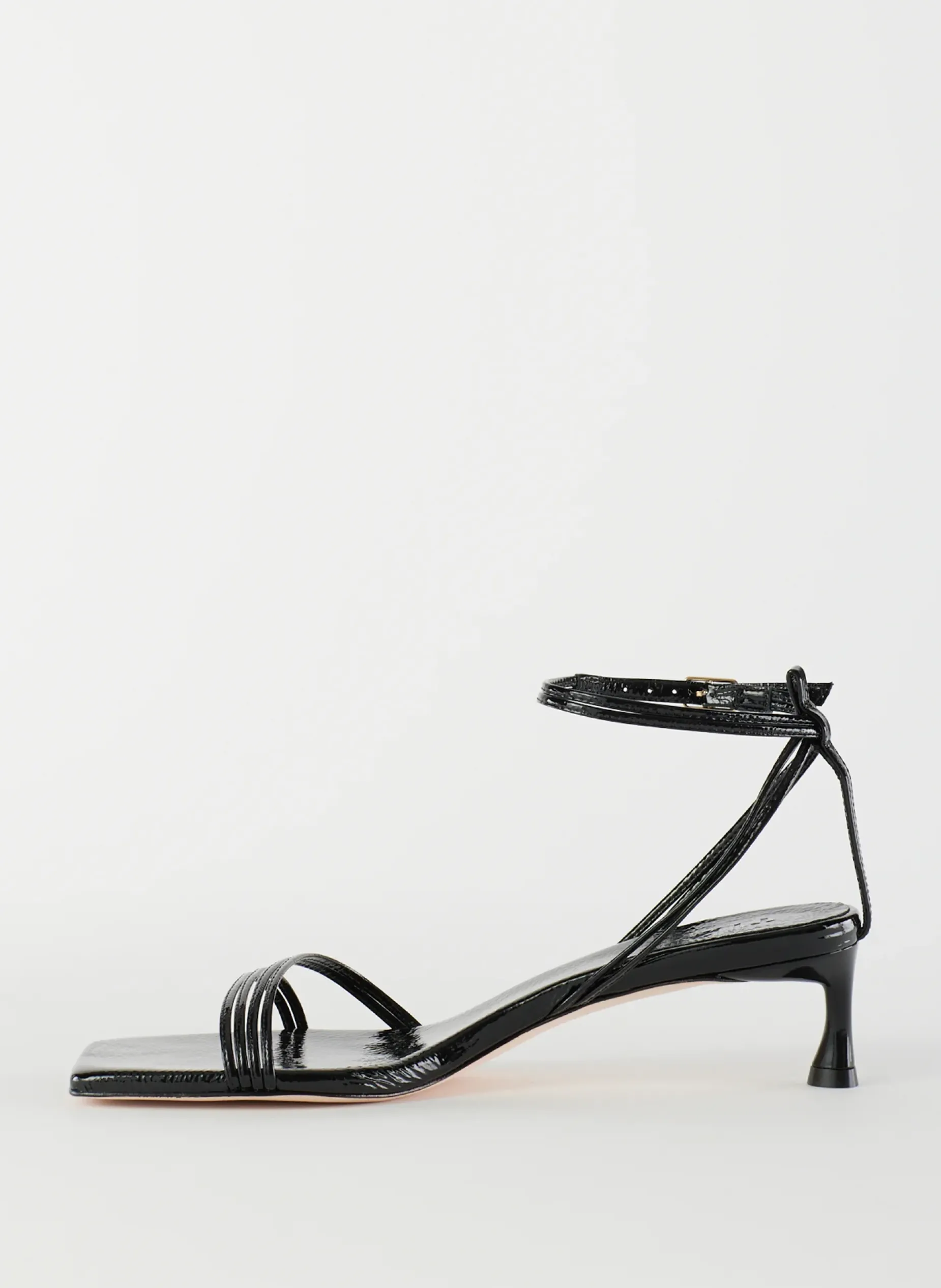 Heels|Sandals>Tibi Harper Naplack Sandal Black