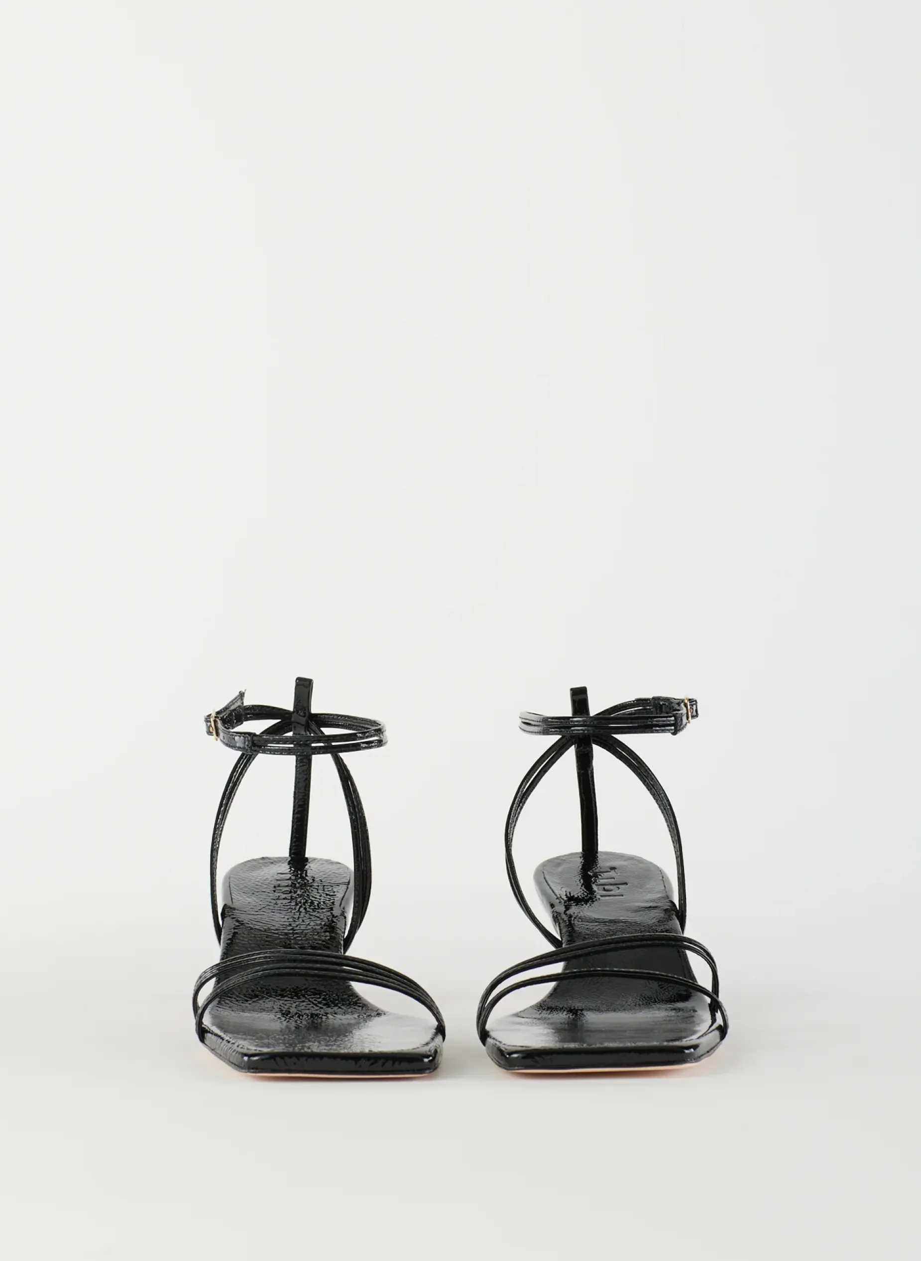 Heels|Sandals>Tibi Harper Naplack Sandal Black