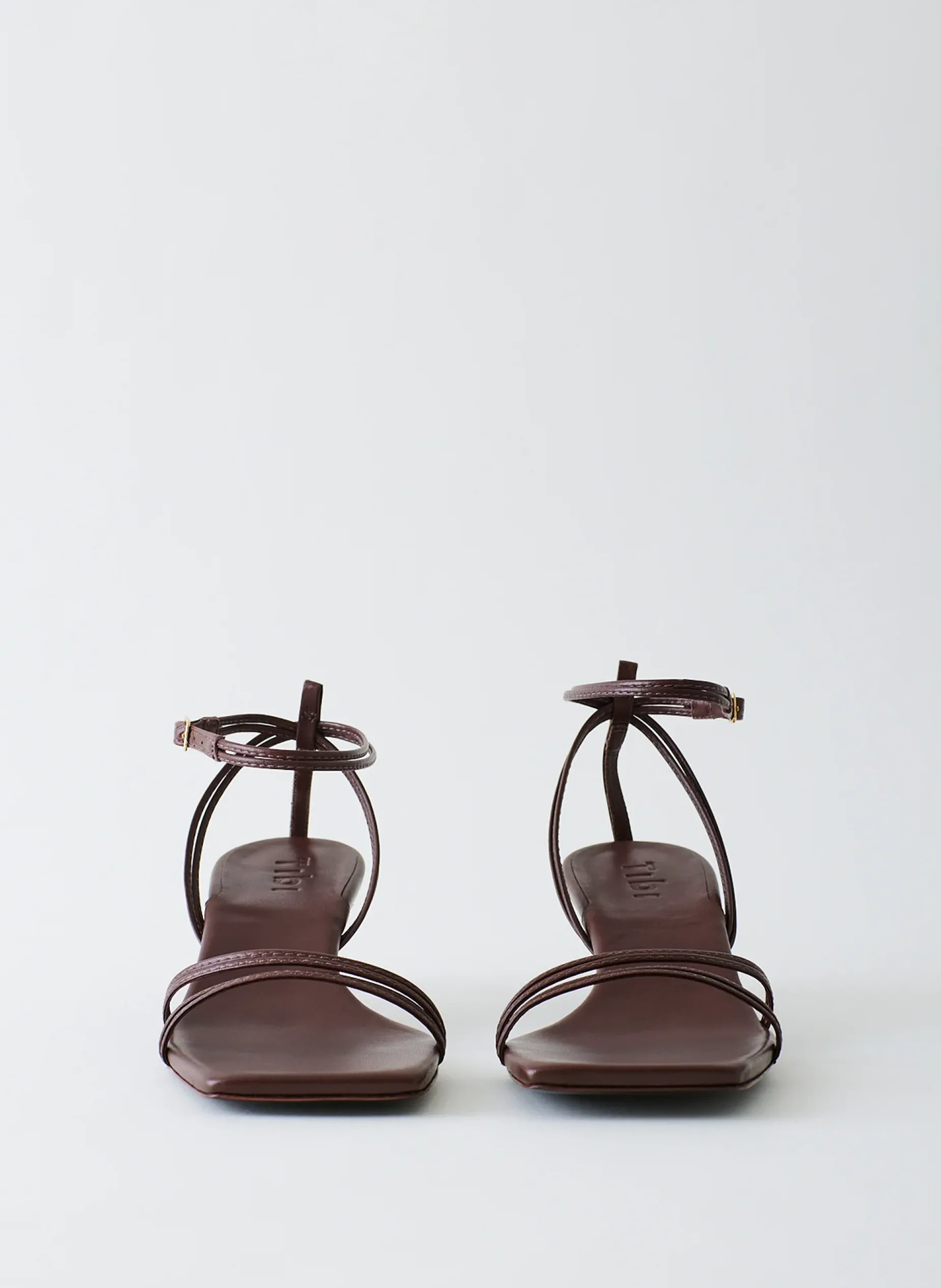 Heels|Sandals>Tibi Harper Sandal Red Brown