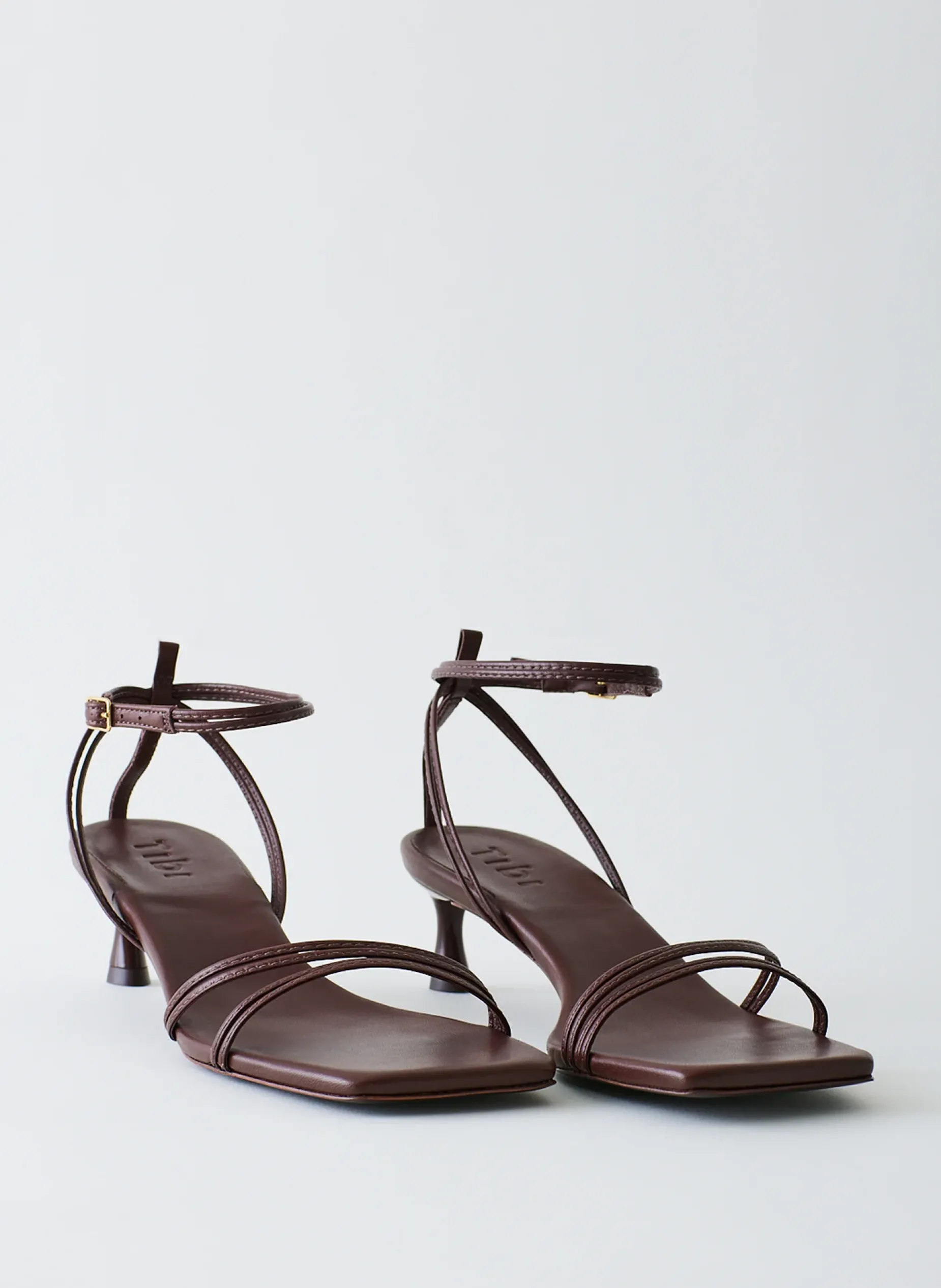Heels|Sandals>Tibi Harper Sandal Red Brown