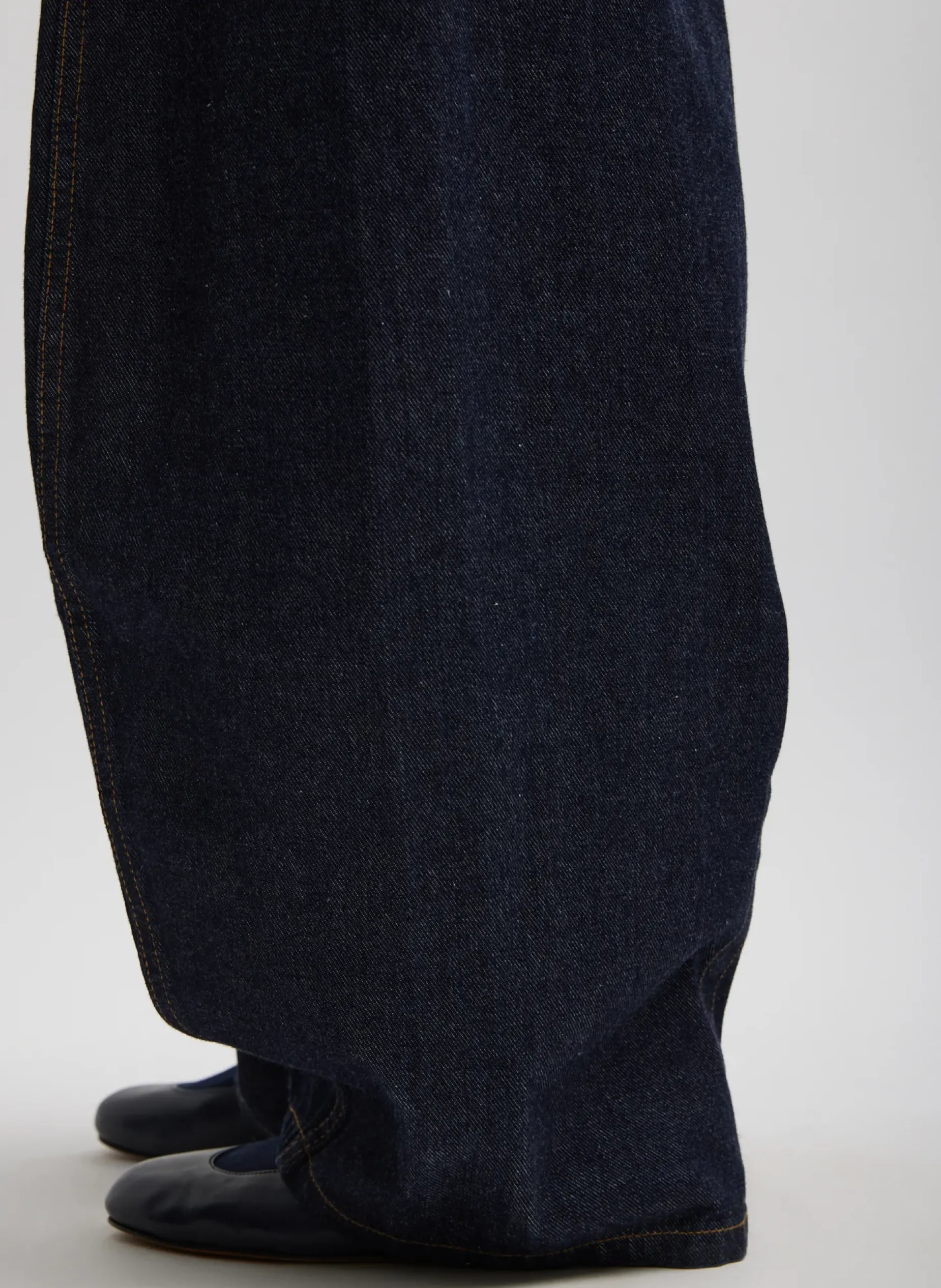 Denim|Pants & Shorts>Tibi Indigo Denim Sid Jean Dark Denim
